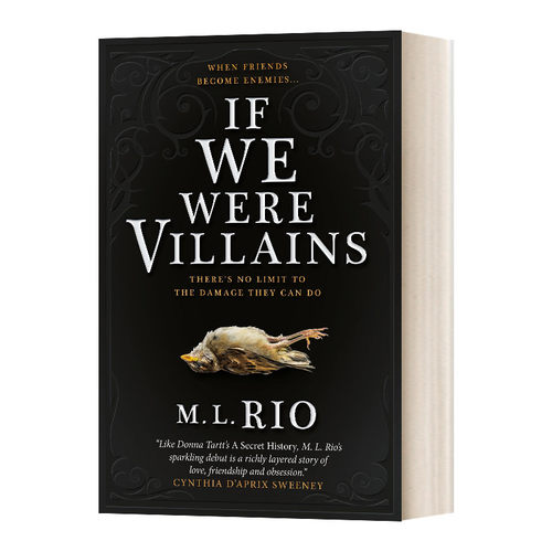 英文原版小说 If We Were Villains 如果我们都是恶人 英文版 进口英语原版书籍