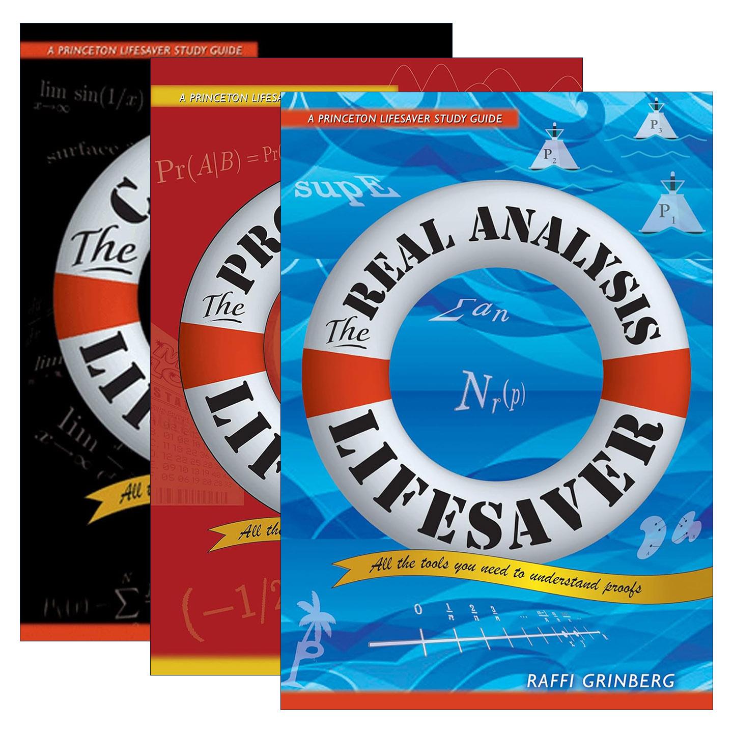 英文原版 Princeton Lifesaver Study Guides 普林斯顿读本系列3册 英文版 进口英语原版书籍