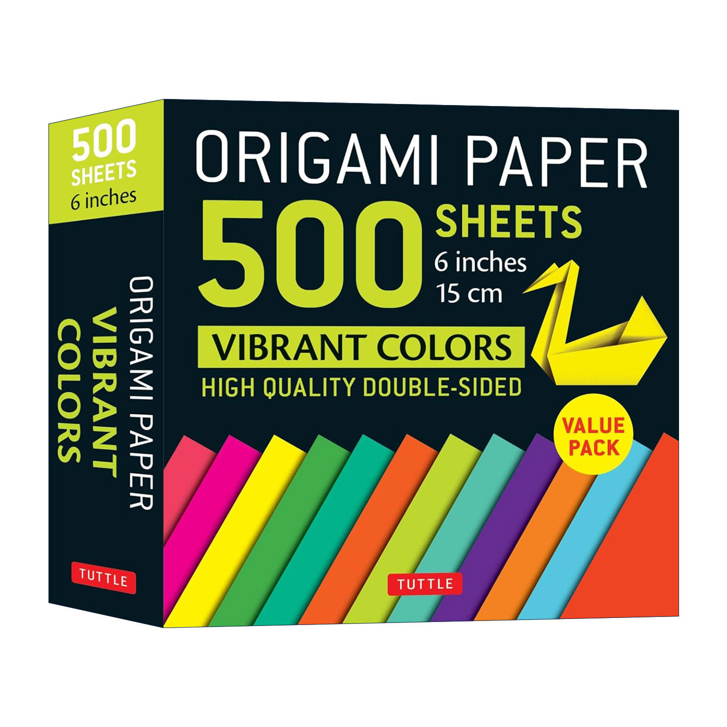 英文原版 Origami Paper 500 sheets Vibrant Colors 6
