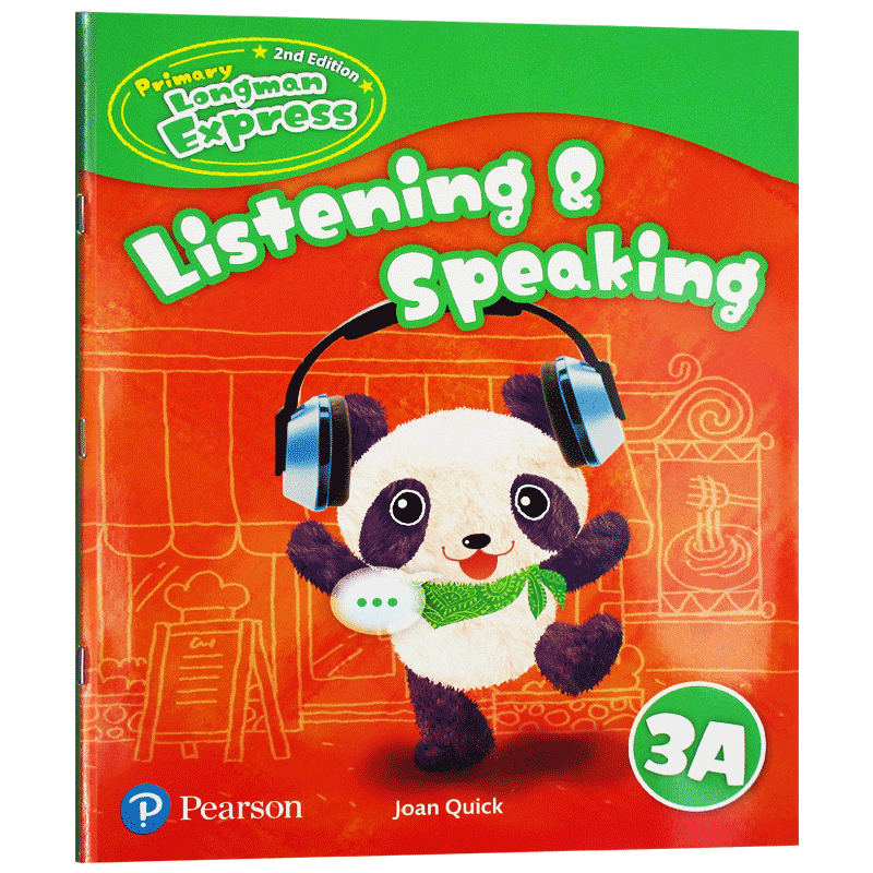 培生香港朗文小学英语教材 Primary Longman Express 3A Listening speaking 三年级上学期听说练习册 第二版 英文原版朗文快车PLE
