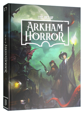 诡镇奇谈 阿卡姆恐怖艺术 游戏艺术设定集  The Art of Arkham Horror Asmodee 英文原版游戏画册读物 进口艺术书籍