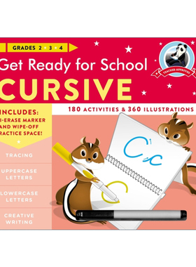 Get Ready for School: Cursive 入学准备 连笔手写体练习册