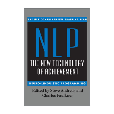 英文原版 NLP the New Technology of Achievement 自我重塑计划 21天塑造全新自我 美国NLP学院专业教程 英文版 进口英语原版书籍