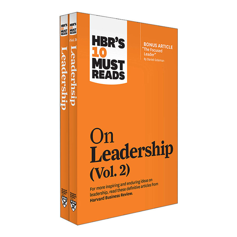 哈佛商业评论管理必读 领导力 2卷集 HBR's 10 Must Reads on Leadership 2-Volume Collection 英文原版管理类读物