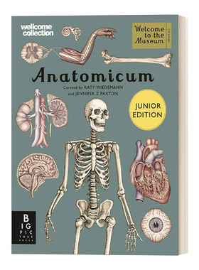 Anatomicum Junior 欢迎来到博物馆系列 解剖馆 儿童版 精装 7-9岁 英文原版儿童科普百科 进口英语书籍