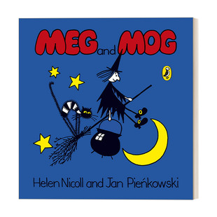 英文原版 Meg and Mog 女巫麦格和小猫莫格 纸板书 英文版 进口英语原版书籍