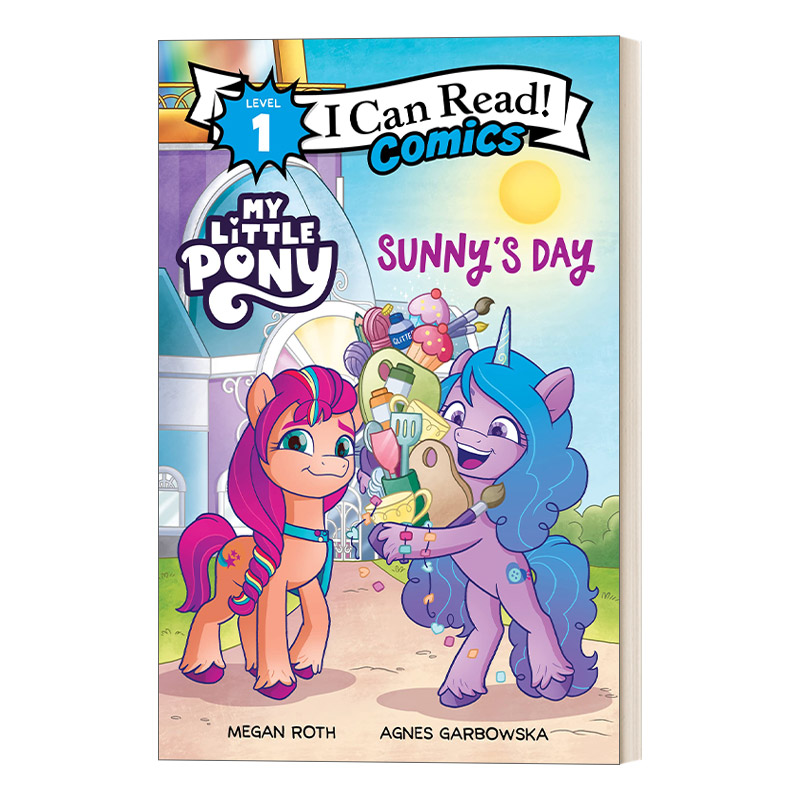 英文原版 My Little Pony: Sunny's Day 小马宝莉 萨妮的一天 I Can Read Comics Level 1 分级阅读 英文版 进口英语原版书籍