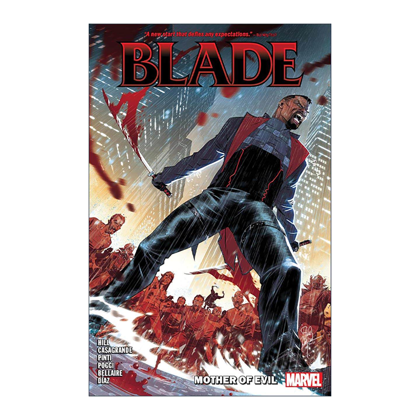 英文原版 Blade Vol. 1 Mother of Evil 刀锋战士 卷一 邪恶之母 漫威漫画 Bryan Hill 英文版 进口英语原版书籍
