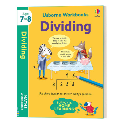 尤斯伯恩除法练习册7-8岁英文版