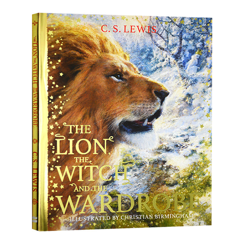 纳尼亚传奇2 狮子The Lion the Witch and the Wardrobe 女巫与魔衣橱 精装全彩彩绘版 英文原版儿童小说 进口英语书籍