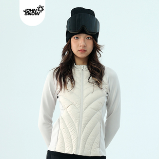 John snow滑雪羽绒内胆户外运动保暖女男秋冬外套中间层修身打底