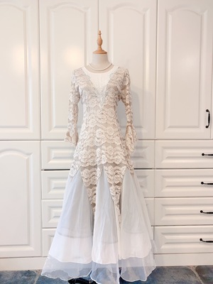 日本韩国复古风维多利亚婚纱礼服