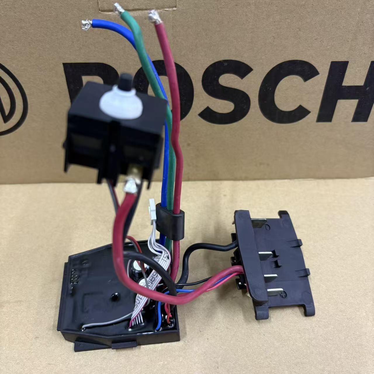 博世角磨机开关GWS18V-10磨光切割机原装拆机全新配件电子模数 