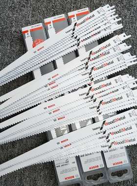 博世进口往复锯条金属切割马刀锯锯条电动锯片博士木工S1411DF