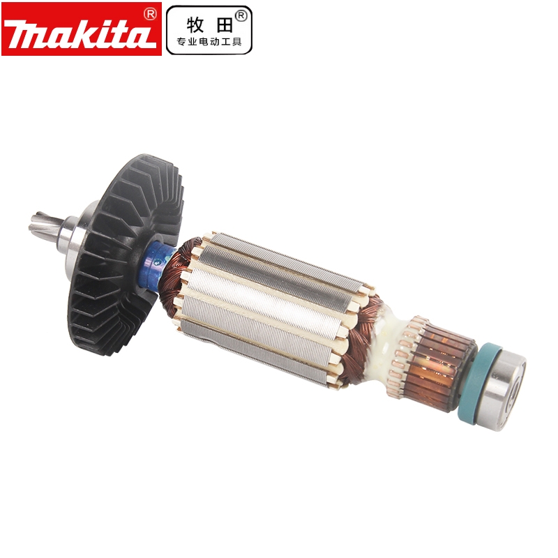 牧田轻型电锤M8700B转子M8701B转子定子碳刷握开关冲击钻电钻机壳