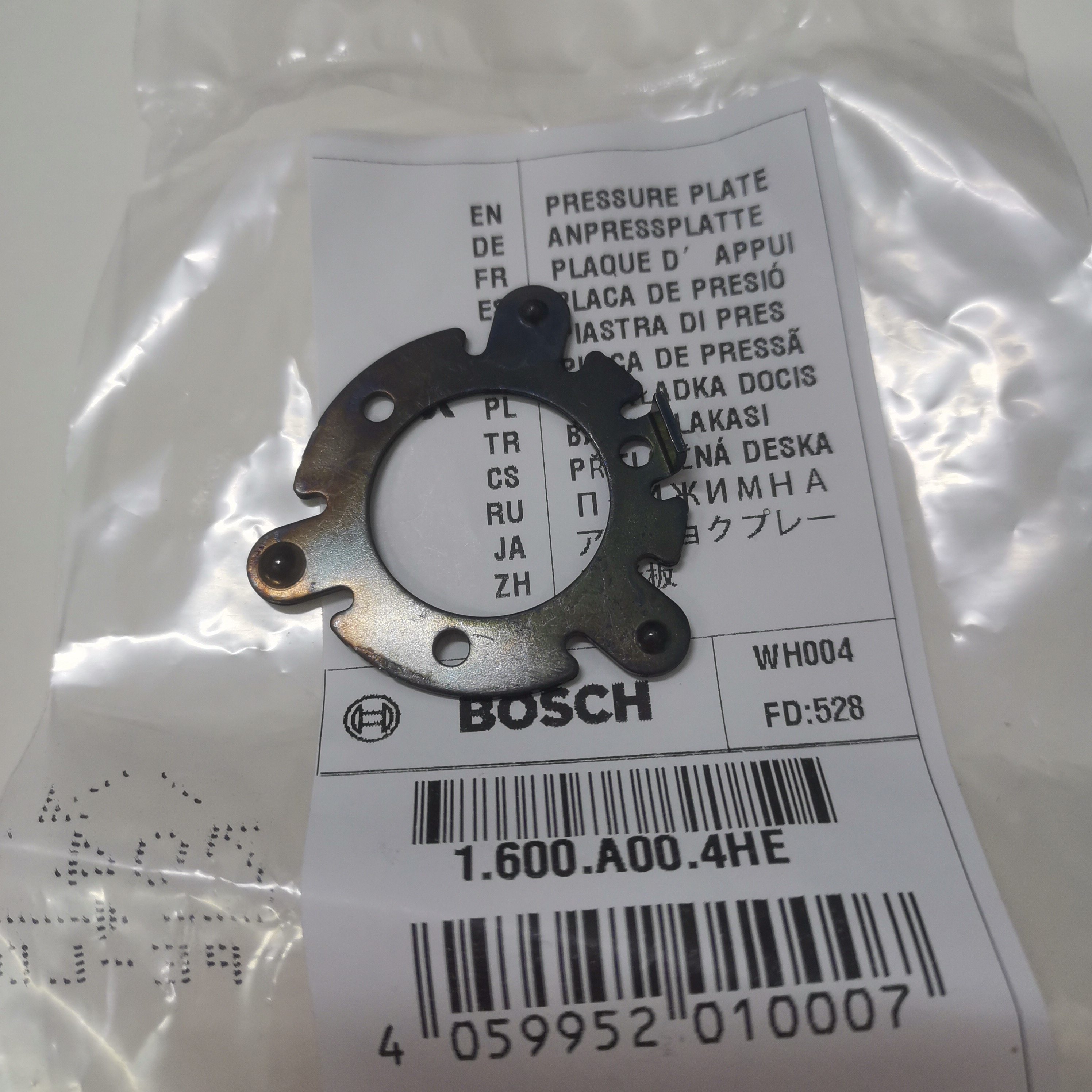 博世角磨机GWS12V-76直角研磨机12V锂电小钢侠电动工具原装压紧板