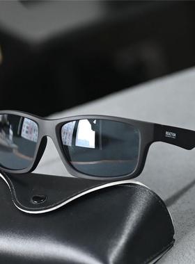 大弯度贴脸男士太阳镜高清