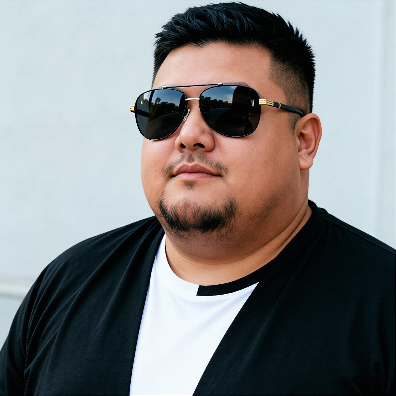 165mm超大框男士偏光太阳镜男款墨镜200斤以上可带蛤蟆镜加宽加大