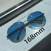 巨大脸男士 偏光墨镜超大框男太阳镜飞行员百搭显瘦胖子男超轻大脸