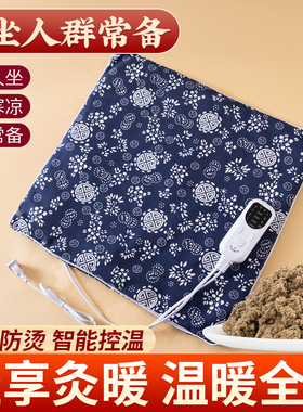 电加热坐垫艾绒艾灸垫艾草热敷包毯发热办公室臀部屁股久坐暖屁垫