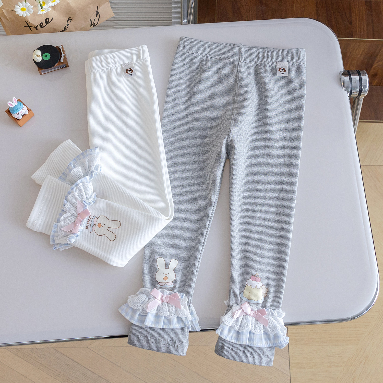 女宝宝可爱小兔打底裤2025春秋新