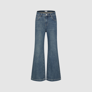 UR国内代购2026春季女装水洗猫须喇叭牛仔裤UYY860040/UYY860040