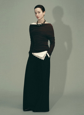 UR国内代购2026春季新款女装休闲百搭简约捏褶阔腿裤UWU660001