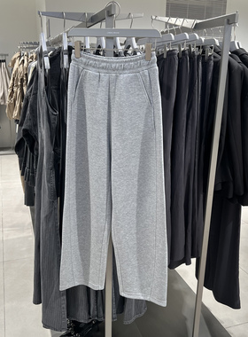 UR国内代购2026春季女装潮流格雷系松紧腰插袋弯刀裤UWJ660006