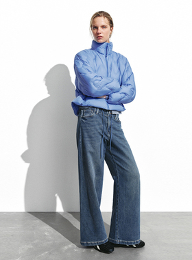 UR国内代购2025冬季女装时尚休闲经典绗缝宽松羽绒外套UYY150061