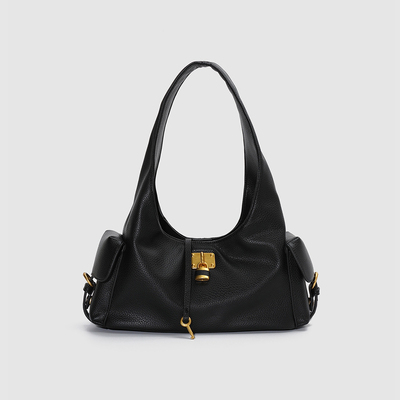 UR国内代购2026春夏女士气质皮质创意锁头五金单肩包包UAWB60138