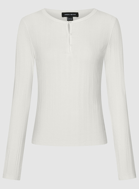 UR国内代购2026春季新款女装气质简约纯色舒适百搭T恤UWM460018