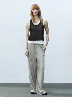 UR国内代购2025夏季女装休闲户外穿搭垂感超宽松阔腿裤UWM650030