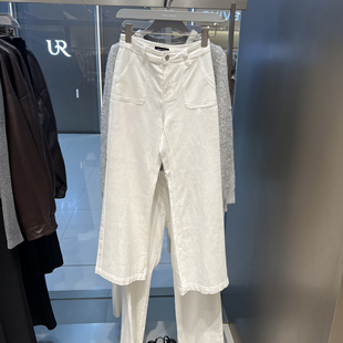 UR国内代购2026春季新款女装气质丹宁简约喇叭休闲长裤UWM860005