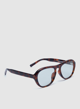 UR国内代购2025秋季女士时尚复古风摩登飞行员框眼镜UAYA50237