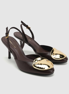 UR国内代购2025冬季新款女士时尚气质金属装饰圆头空鞋UAWS60006