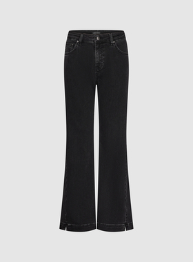 UR国内代购2026春季女装潮流时尚简约微喇修身牛仔裤UWM860040