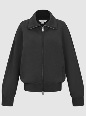 UR国内代购2025冬季新款女装休闲立领拉链插袋罗纹外套UYY160004