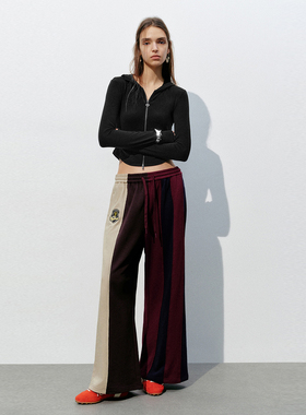 UR国内代购2026春季女装休闲基础连帽双拉链修身外套UYB160001