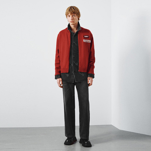 UR国内代购2026春季男装休闲复古做旧水洗直筒牛仔长裤UUY860007