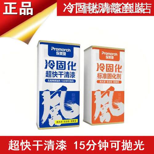 新品可开票对公保防水亮油高硬度汽车快速补漆环超快干免接口清漆