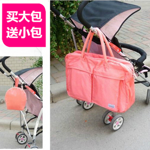 大容量斜挎手提妈咪包外出便携收纳包防水轻便带娃待产包