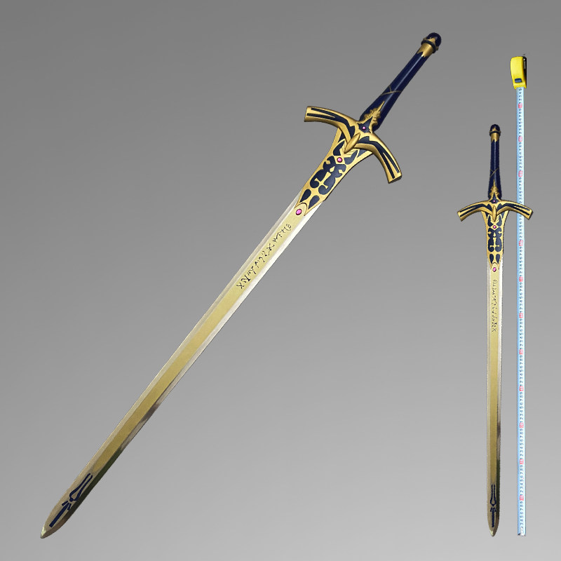 FATE系列收藏SABER金属石中剑2.0版 动漫武器模型手办 未开刃定金