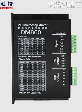 新品可开票对公DM860H 带风扇 8控制器 代替雷赛MA860H/DMA860H6