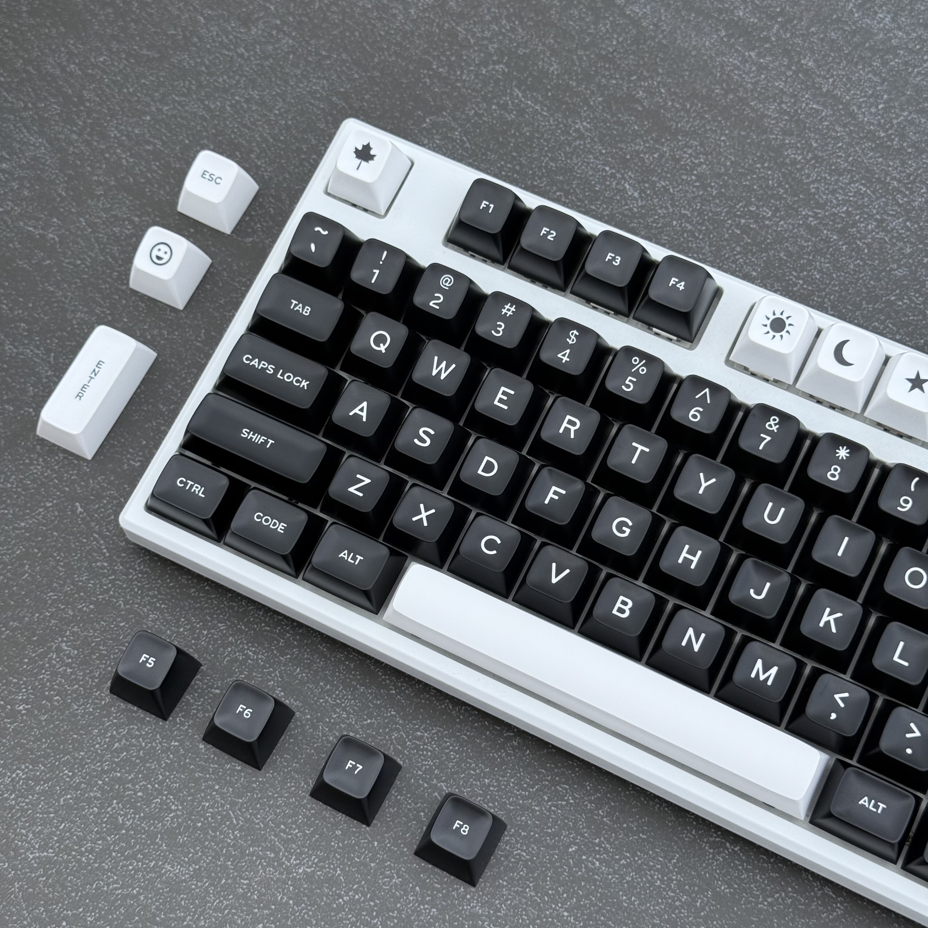 大叶WOB键帽SA高度ABS二色172键大全套适配机械键盘个性客制化,电脑硬件/显示器/电脑周边,键帽,淘宝优惠券,粉丝福利购,淘宝优惠卷