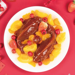广盛山楂锦鲤鱼开胃解腻山楂糕京糕果糕零食摆盘罐头年年有鱼年货