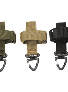 户外战术多功能手套挂扣登山包绳索捆扎带扣molle系统配件扩展件