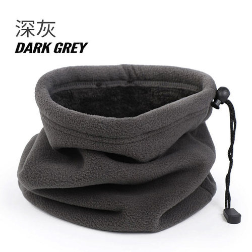 加绒围脖脖套可当帽子用