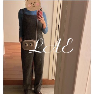 2025新款秋冬羊羔毛皮毛一体小方包女安雅ANYA真皮牛皮单肩斜挎包