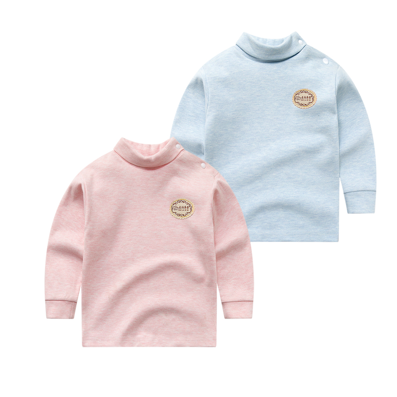 儿童高领0-1-2-3秋冬季打底衫