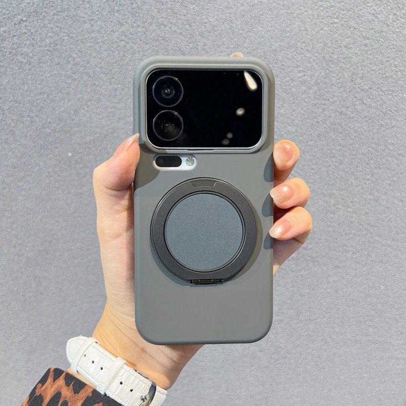 适用于小米17promax磁吸14液态硅胶17pro带旋转支架防摔15手机壳简约